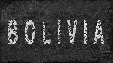 Bolivya Lityum Çıkarması, Modern Madencilik Konsepti, Grunge Arkaplan