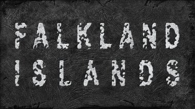 Falkland Adaları Lityum Çıkarma, Modern Madencilik Konsepti, Grunge Arkaplan