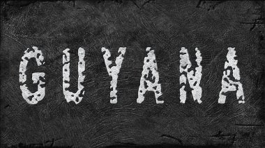 Guyana Lityum Çıkarma, Modern Madencilik Konsepti, Grunge Arkaplan