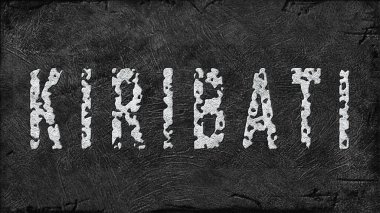 Kiribati Lityum Çıkarması, Modern Madencilik Konsepti, Grunge Arkaplan