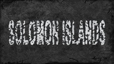 Solomon Adaları Lityum Çıkarma, Modern Madencilik Konsepti, Grunge Arkaplan