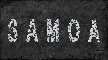 Samoa Lityum Çıkarma, Modern Madencilik Konsepti, Grunge Arkaplan