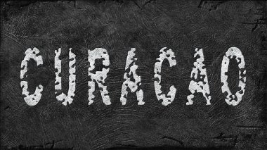 Curacao Lityum Çıkarma, Modern Madencilik Konsepti, Grunge Arkaplan