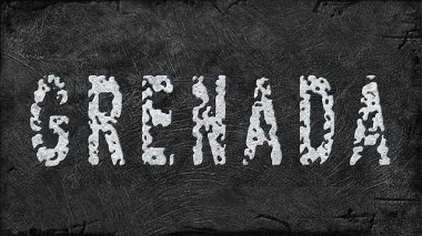 Grenada Lityum Çıkarması, Modern Madencilik Konsepti, Grunge Arkaplan
