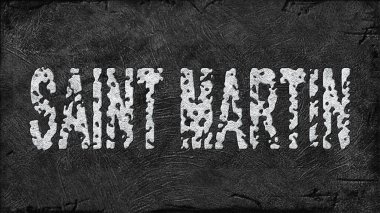 Saint Martin Lityum Çıkarma, Modern Madencilik Konsepti, Grunge Arkaplan