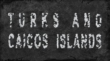 Türkler ve Caicos Adaları Lityum Çıkarma, Modern Madencilik Konsepti, Grunge Arkaplan