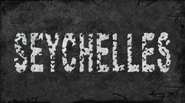 Seyşeller Lityum Çıkarması, Modern Madencilik Konsepti, Grunge Arkaplan