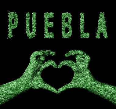 Puebla Kalbi Doğa Elleri Sembolü