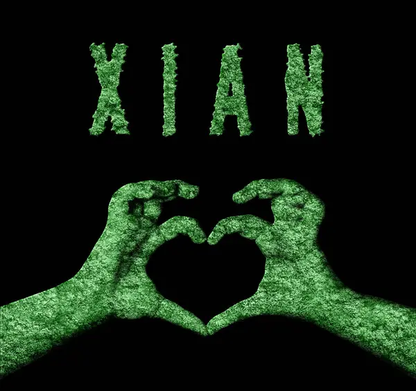 Xian Kalbi Doğa Elleri Sembolü