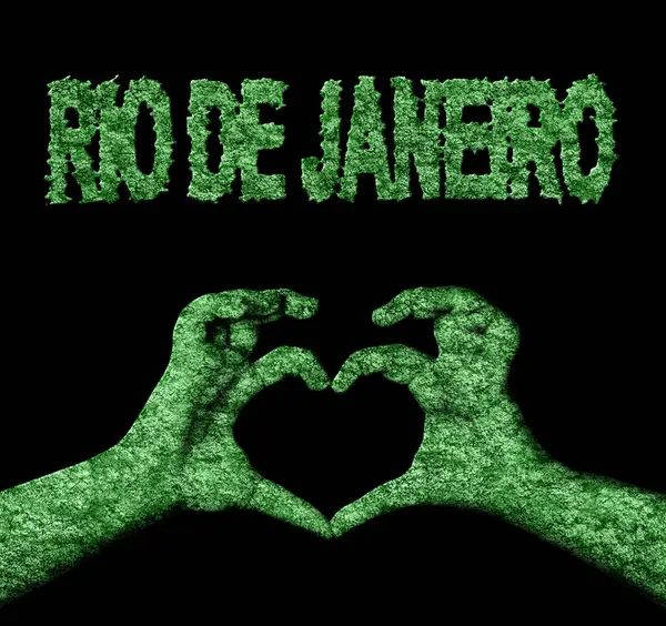 Rio De Janeiro Kalp Doğa Elleri Sembolü