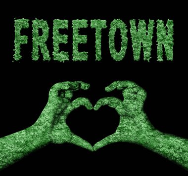 Freetown Kalp Eller Doğa Sembolü