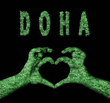 Doha Kalbi Doğa Elleri Sembolü
