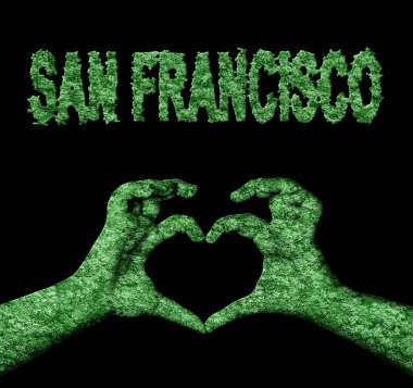 San Francisco Kalp Eller Doğa Sembolü