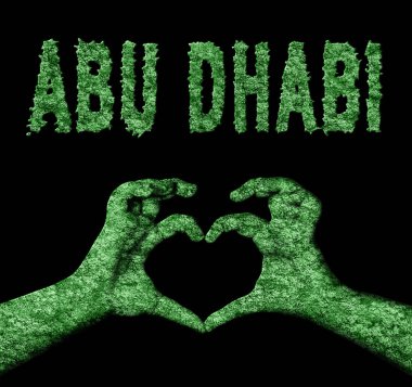 Abu Dabi Kalp Doğa Elleri Sembolü