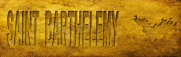 Aziz Barthelemy Grunge Altın Doku Haritası ve Metni