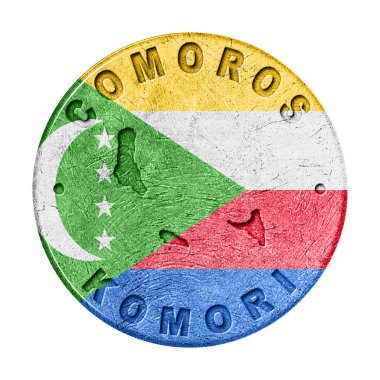 Haritalı Komoros Bayrak Düğmesi, Retro Biçimi
