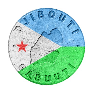 Haritalı Cibuti Bayrak Düğmesi, Retro Biçim