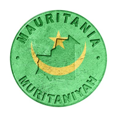 Haritalı Moritanya Bayrak Düğmesi, Retro Biçim