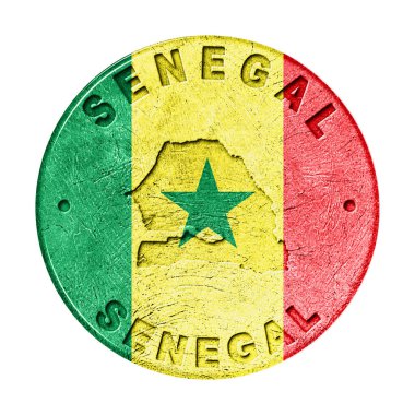 Haritalı Senegal Bayrak Düğmesi, Retro Biçimi
