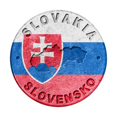 Haritalı Slovakya Bayrak Düğmesi, Retro Biçimi