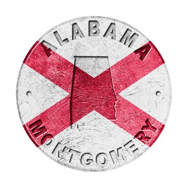Haritalı Alabama Bayrak Düğmesi, Retro Biçimi