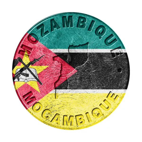 Haritalı Mozambik Bayrak Düğmesi, Retro Biçimi