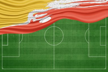 Futbol Sahasında Bhutan Bayrağı, Ulusal Futbol