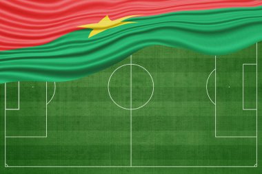 Futbol sahasında Burkina Faso Bayrağı, Ulusal Futbol