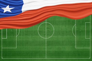 Futbol sahasında Şili Bayrağı, Ulusal Futbol