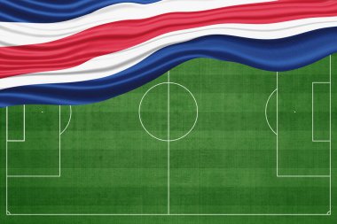 Futbol sahasında Kosta Rika Bayrağı, Ulusal Futbol