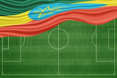 Futbol sahasında Etiyopya Bayrağı, Ulusal Futbol