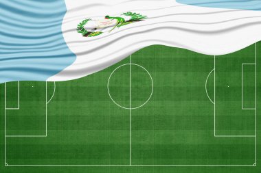 Futbol sahasında Guatemala Bayrağı, Ulusal Futbol