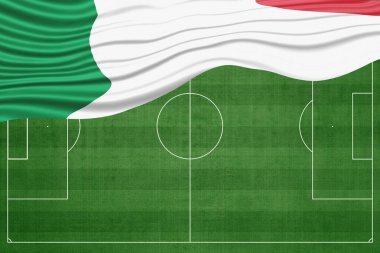 İtalya Futbol Sahasında Bayrak, Ulusal Futbol