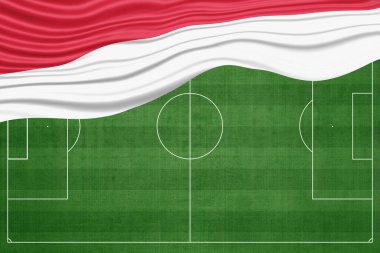 Futbol Sahasında Monako Bayrağı, Ulusal Futbol