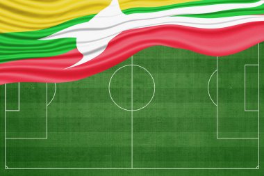 Myanmar Bayrağı Futbol Sahasında, Ulusal Futbol