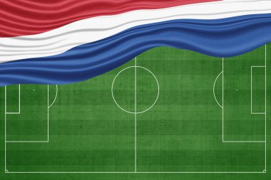 Hollanda Futbol Sahasında Bayrak, Ulusal Futbol