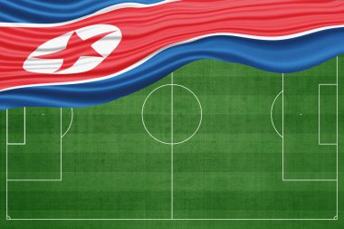 Futbol sahasında Kuzey Kore Bayrağı, Ulusal Futbol