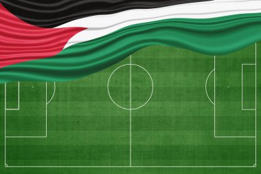 Ulusal Futbol Sahasında Filistin Bayrağı