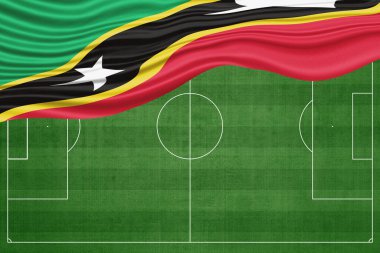 Saint Kitts ve Nevis Flag Futbol Sahasında, Ulusal Futbol