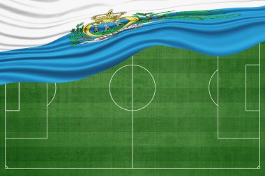 Futbol sahasında San Marino Bayrağı, Ulusal Futbol