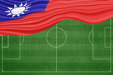 Futbol sahasında Tayvan Bayrağı, Ulusal Futbol