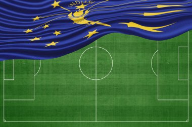 Indiana Bayrağı Futbol Sahasında, Ulusal Futbol