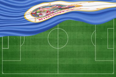 Futbol Sahasında Minnesota Bayrağı, Ulusal Futbol