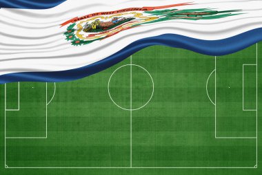 Futbol sahasında Batı Virginia Bayrağı, Ulusal Futbol