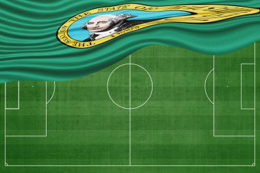 Futbol sahasında Washington Bayrağı, Ulusal Futbol