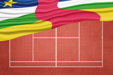 Clay Tenis Sahasında Orta Afrika Ağ Bayrağı, Spor Sembolü