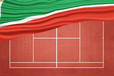 Clay Tenis Sahasında Çeçenistan Bayrağı, Spor Sembolü