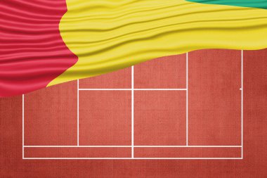 Clay Tenis Sahasında Gine Bayrağı, Spor Sembolü