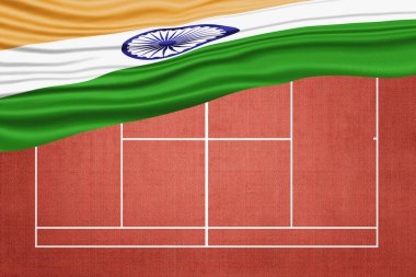 Hindistan Bayrağı Clay Tenis Sahasında, Spor Sembolü