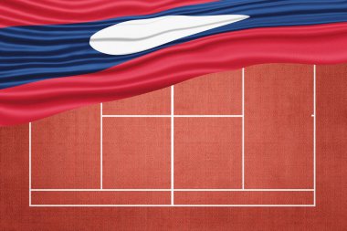 Clay Tenis Sahası Laos Bayrağı, Spor Sembolü